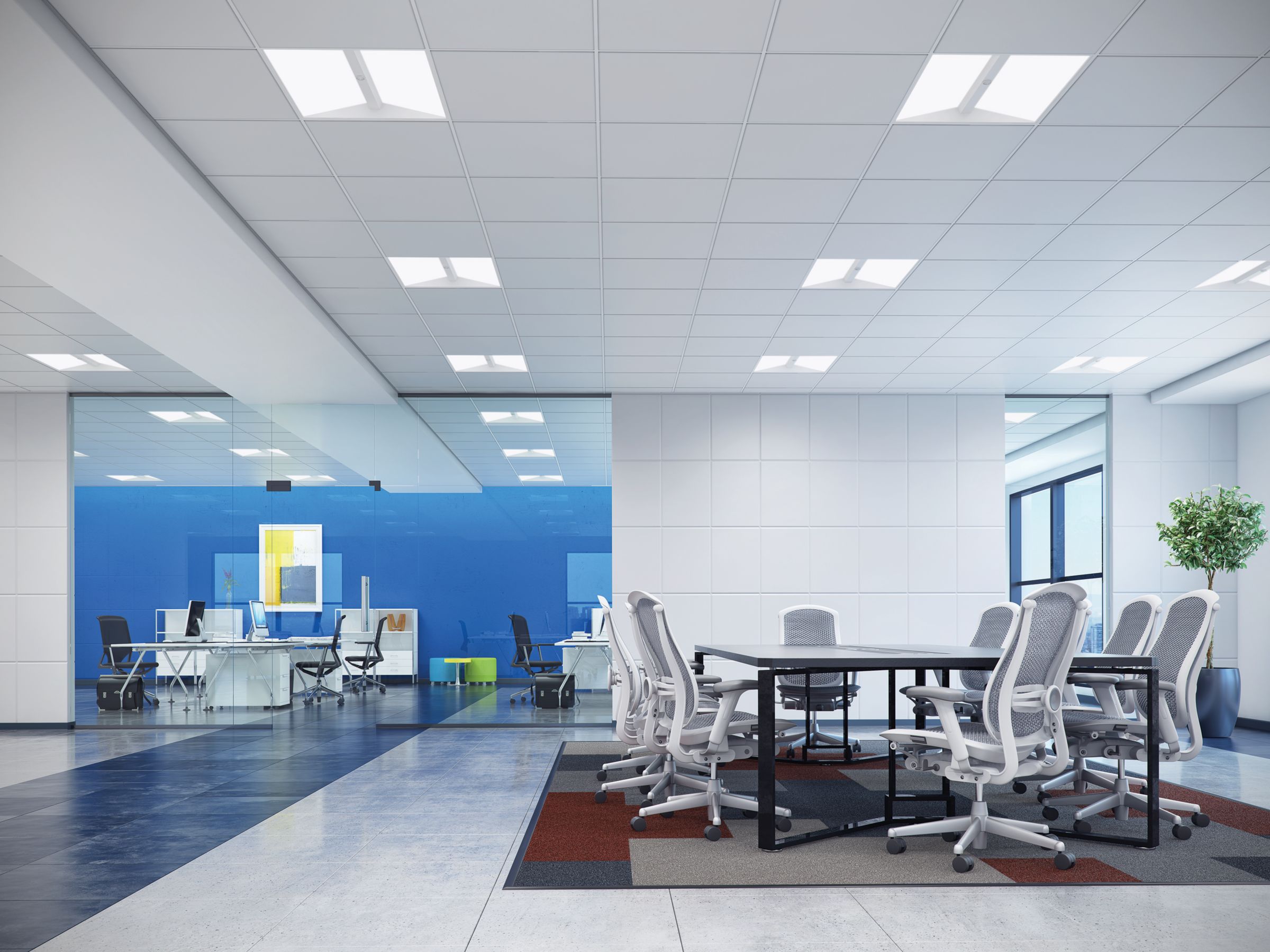 Metalux FPanel X White Integrated LED Dimmable Flat Panel, 49% OFF