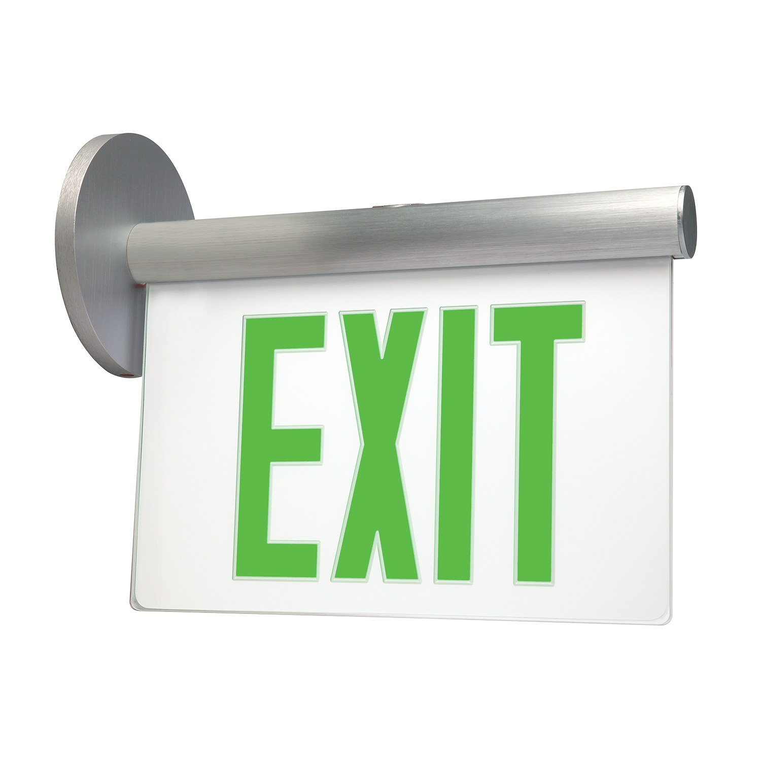 Lavex Remote Capable Triple Head New York City Approved LED Exit Sign / Emergency  Light with Steel